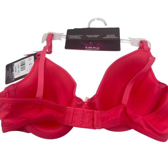 Maidenform Women One Fab Fit T-Shirt Bra SZ 36B Pink Coral Classic - Picture 7 of 8